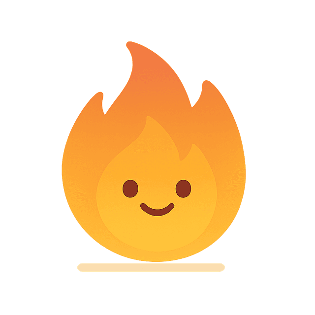 Blaze - Fiery virtual pet companion for streak tracking in Focuz app